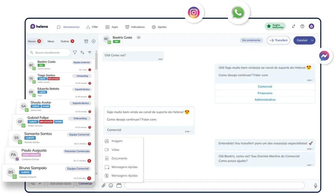 Interface Comunic.Chat